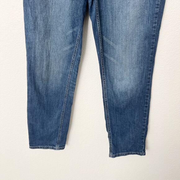 [Banana Republic] Dark Wash High Rise Ankle Length Girlfriend Fit Jeans Sz 29/8 - Picture 9 of 12